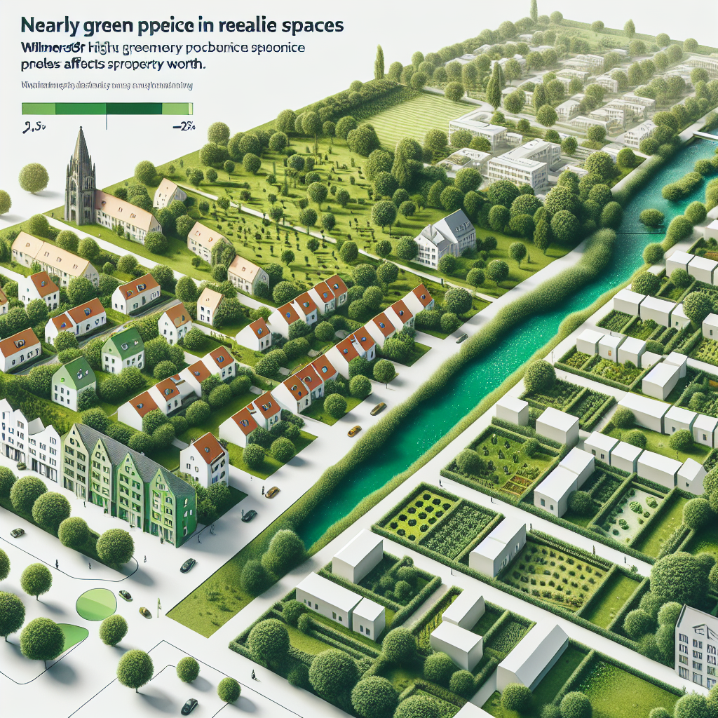 Einfluss von Grünflächennähe auf Immobilienpreise in Cottbus Willmersdorf